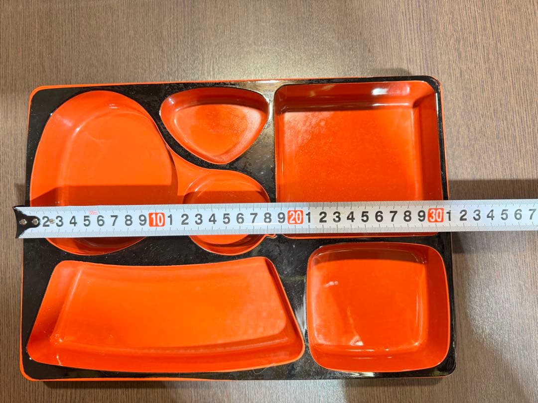 尺3寸長手松花堂用扇仕切 雲亀甲箱 弁当箱15セット