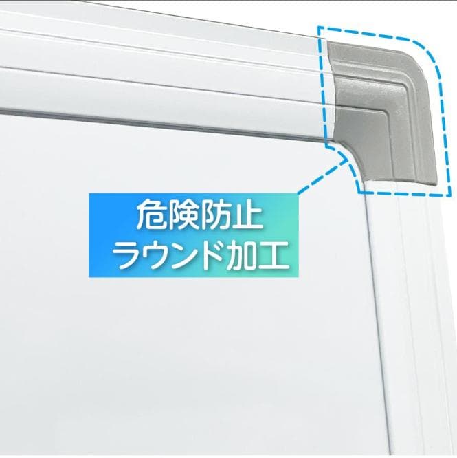 ホワイトボード 1800×900 脚付き 両面 回転式 スチール キャスター付き