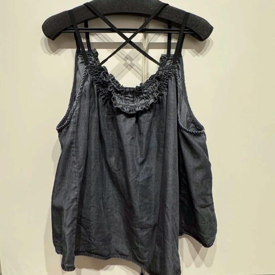 CYNICAL シニカル ギャザーフレアテンセルビスチェ