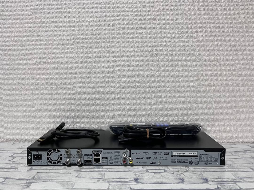 美品　1TB 2番組録画　パナソニック　BDレコーダー　DMR-BRW1010