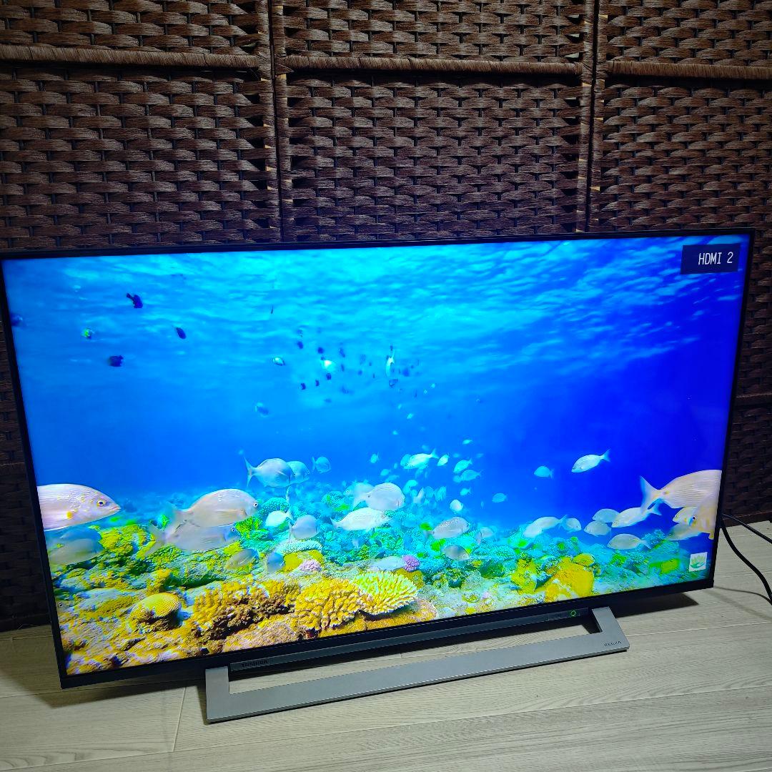 【極美品】東芝 43V型 4Kチューナー搭載 液晶テレビ レグザ 43M530X