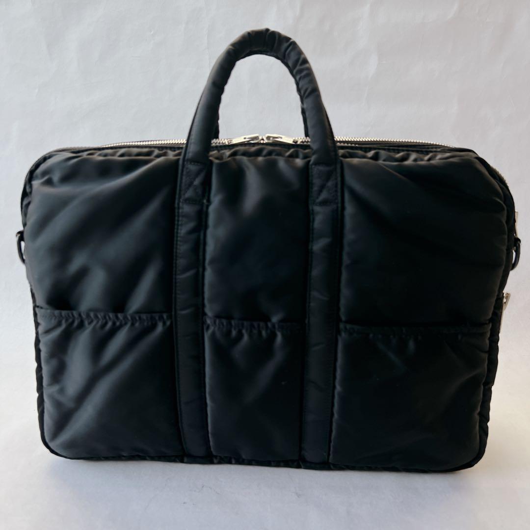 美品✨ポーター タンカー 2way 2層 拡張可能　ブリーフケース 黒 A4