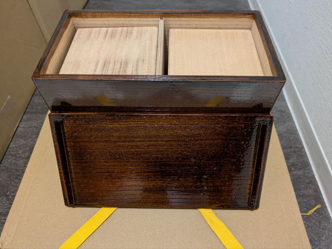 千家十職　中村宗哲　誰袖蒔絵　大棗　一対　二重箱　共箱　棗　茶入　茶道具　即中斎