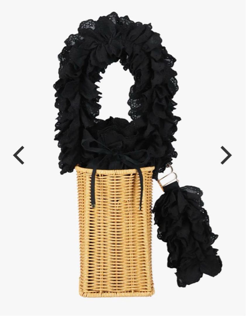 Bibiy MILLIE BASKET BAG BLACK ビビィ カゴバッグ