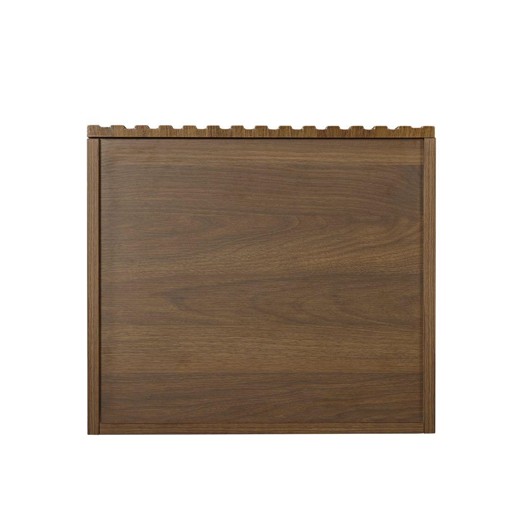 【新作】ルーバーデザイン ウォールナット材 収納チェスト