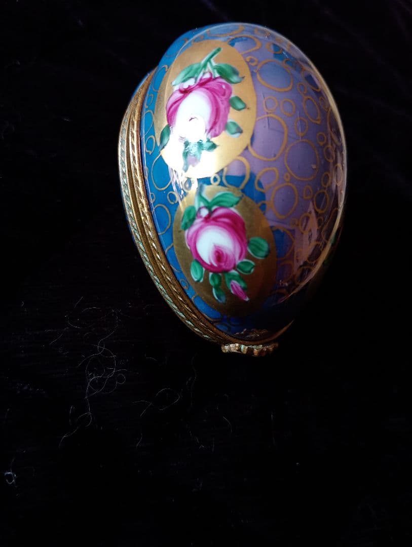 ※リモージュボックス　エナメル装飾陶磁器　香水瓶付き※