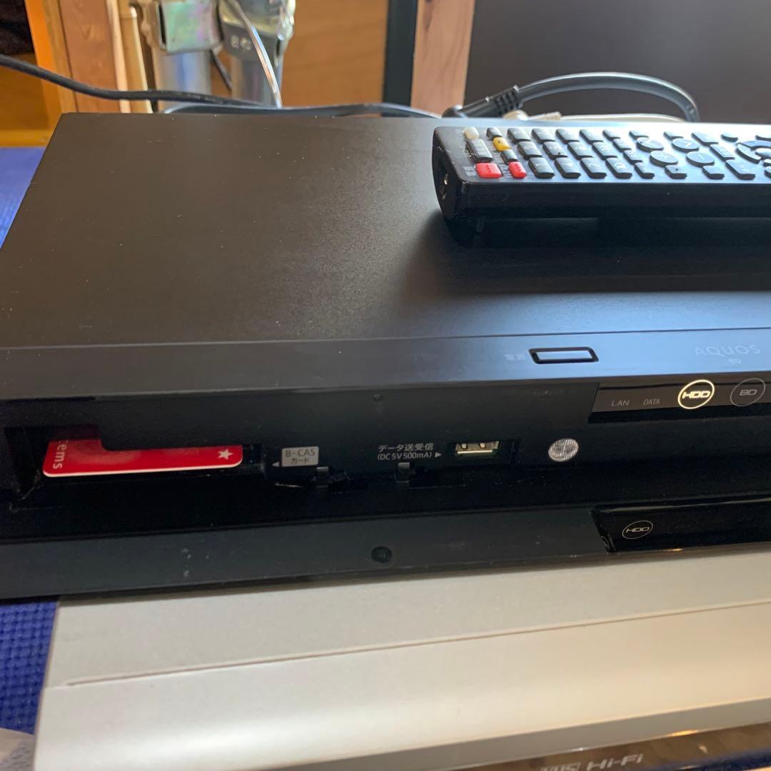 SHARP ブルーレイレコーダー BD-NW500 取扱説明書あり 動作良好