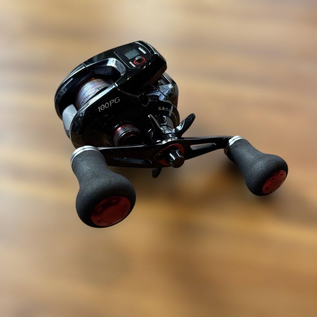 炎月CT100PG PE0.8号 ゴメクサスパワーハンドル付き