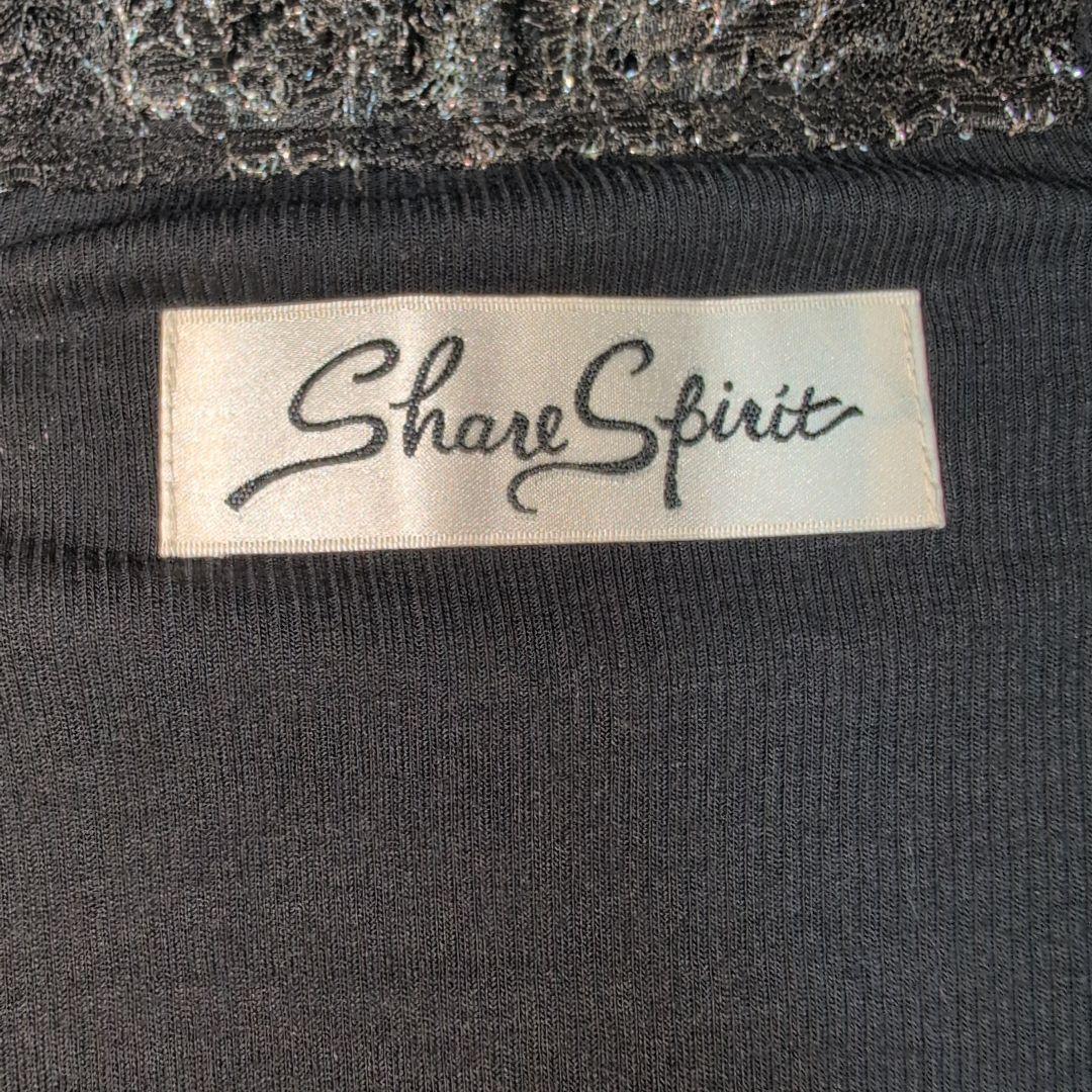Share Spirit ブラックレースキャミソール