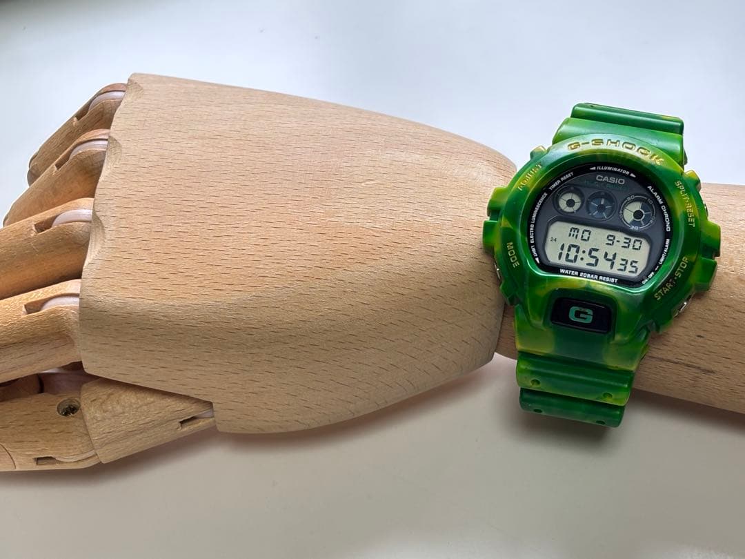 G-SHOCK/ジャミンカラー/迷彩/カモ/マーブル/三ツ目/限定/グリーン/緑