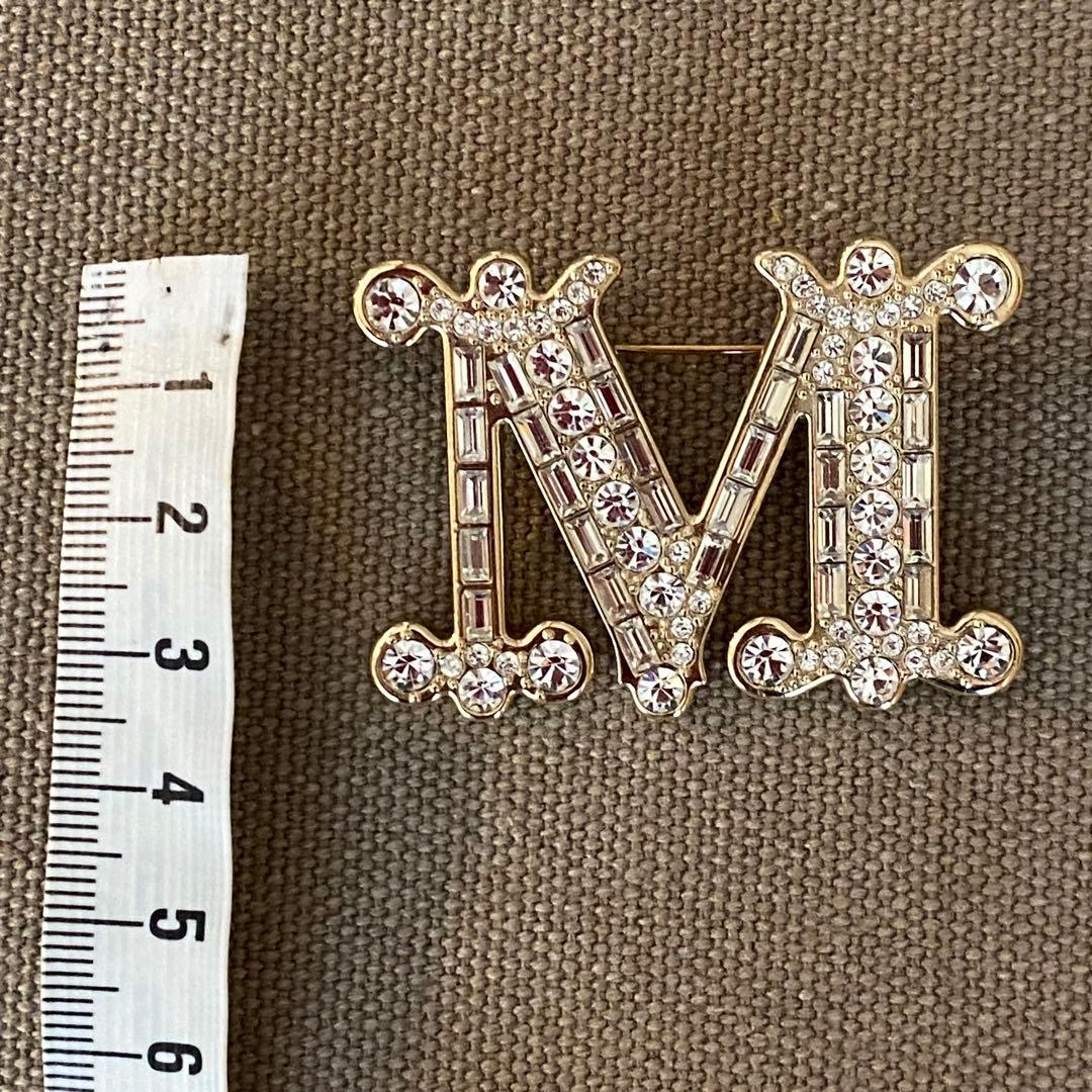 M*l様 MAX MARA マックスマーラ ブローチ ゴールド レディース