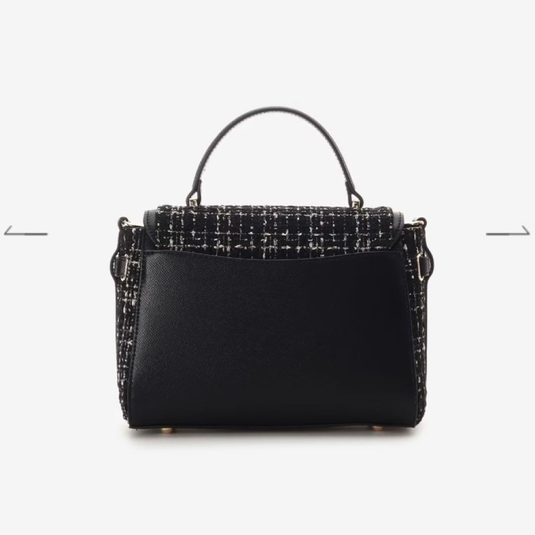 サマンサベガ ツイードベルトビジューショルダーバッグ