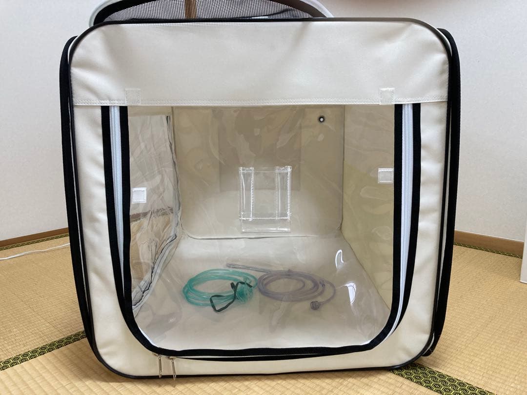 酸素ハウス　酸素室　ユニコム　ペットオキシホテルM　酸素マスクＳ