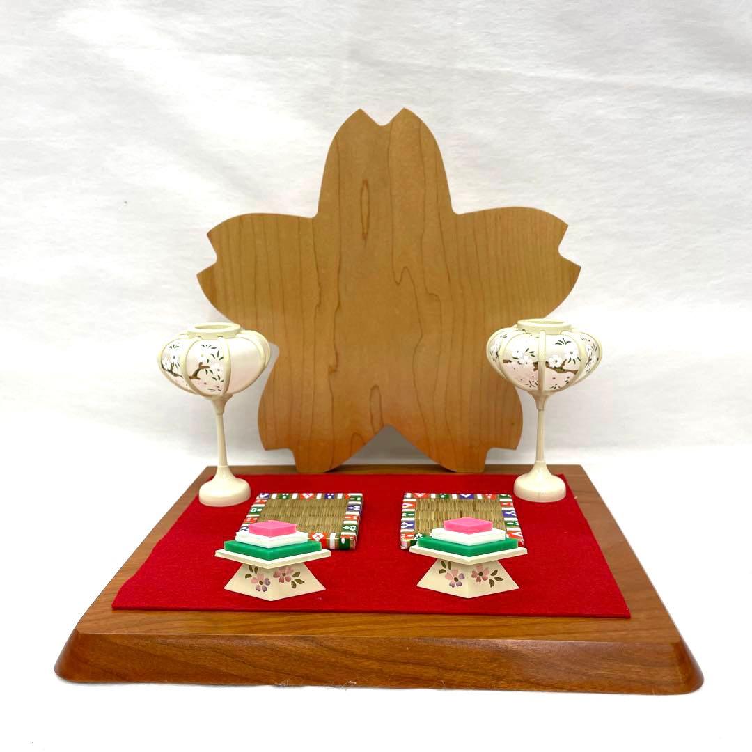 吉徳　ミッフィー雛人形と桜飾り台セット(お好みの物をお選び下さい)