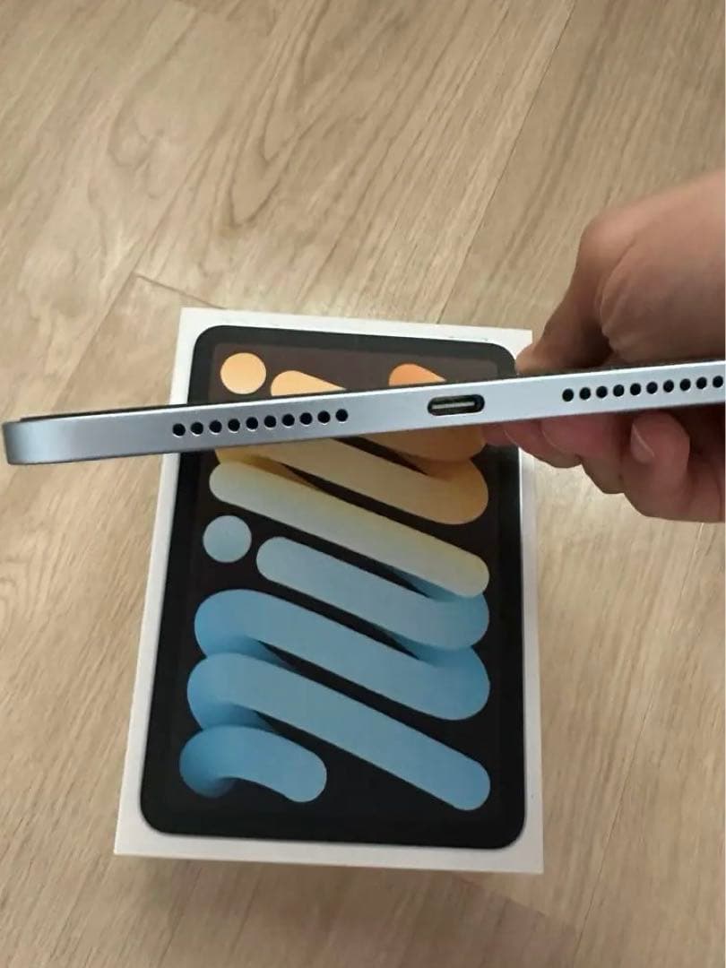 iPadmini第７世代ブルー+Pencil Pro+ Smart Folio