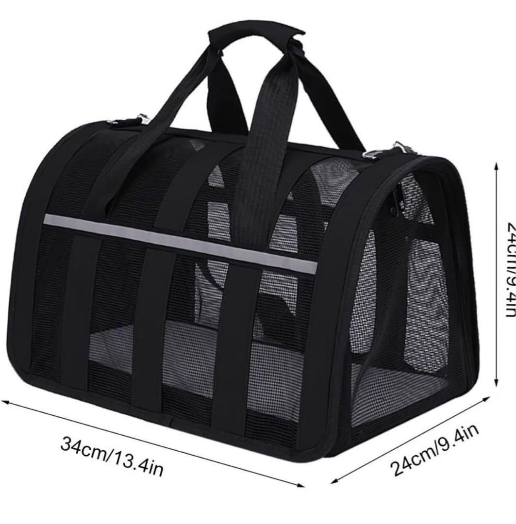 セール　ペット　キャリーバッグ　避難 旅行 猫 犬 メッシュ 通気性 折り畳み式