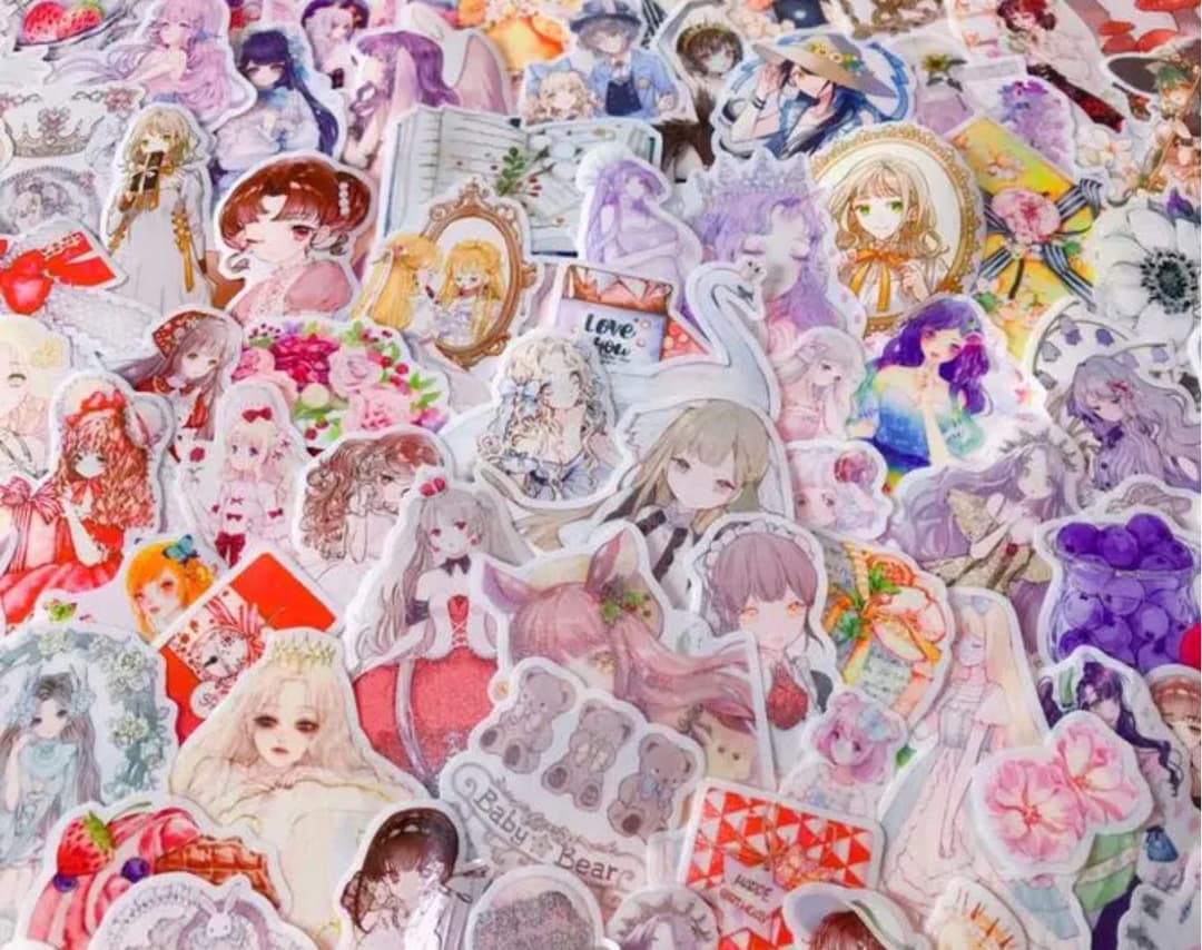 可愛いい❤️❤️人物マステフレークシール( ⸝⸝•ᴗ•⸝⸝ )150