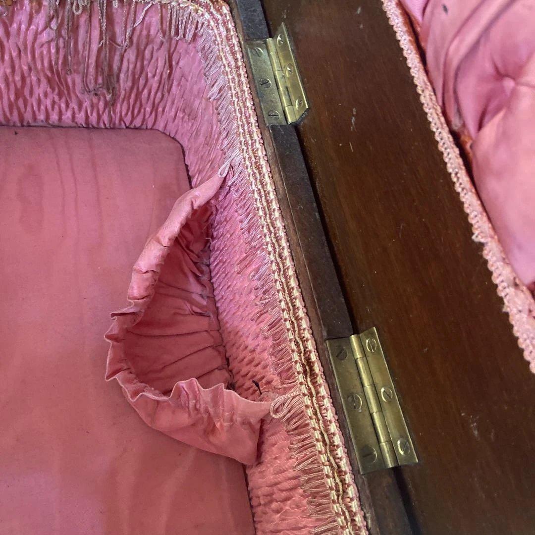 アンティークソーイングボックス小ぶり