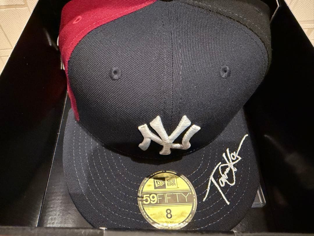 田中将大 日米通算200勝 記念 ニューエラ 3球団 59FIFTY キャップ