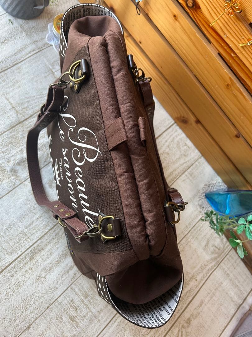 ともりん♡ニューム口金バッグ♡英字おとこ前 イケメンバッグ