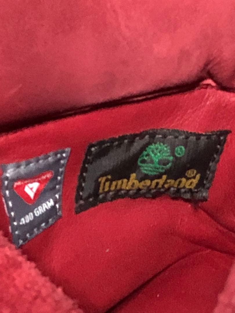 限定 ティンバーランド ブーツ レッド TIMBERLAND 28cm 三代目