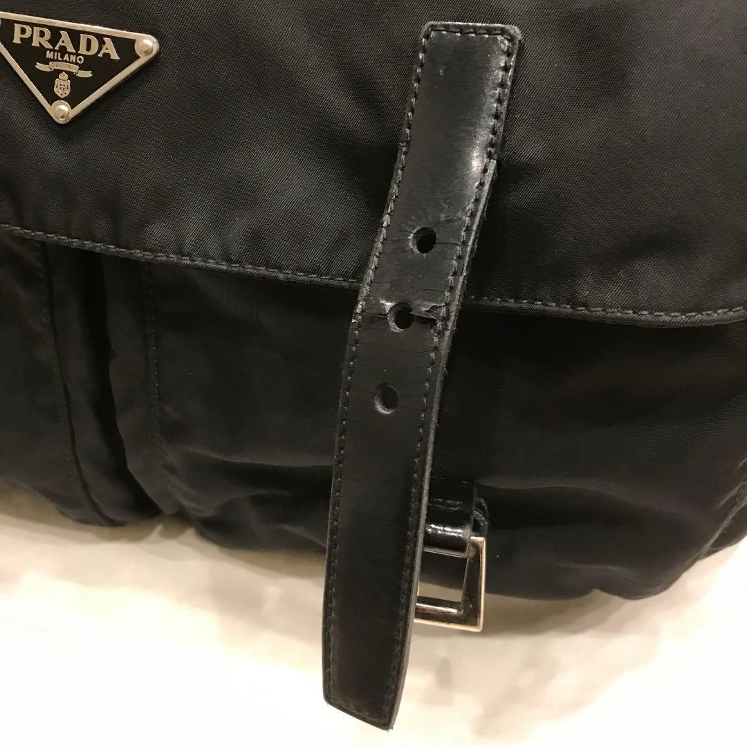 PRADA プラダ メッセンジャーバッグ ナイロン ブラック