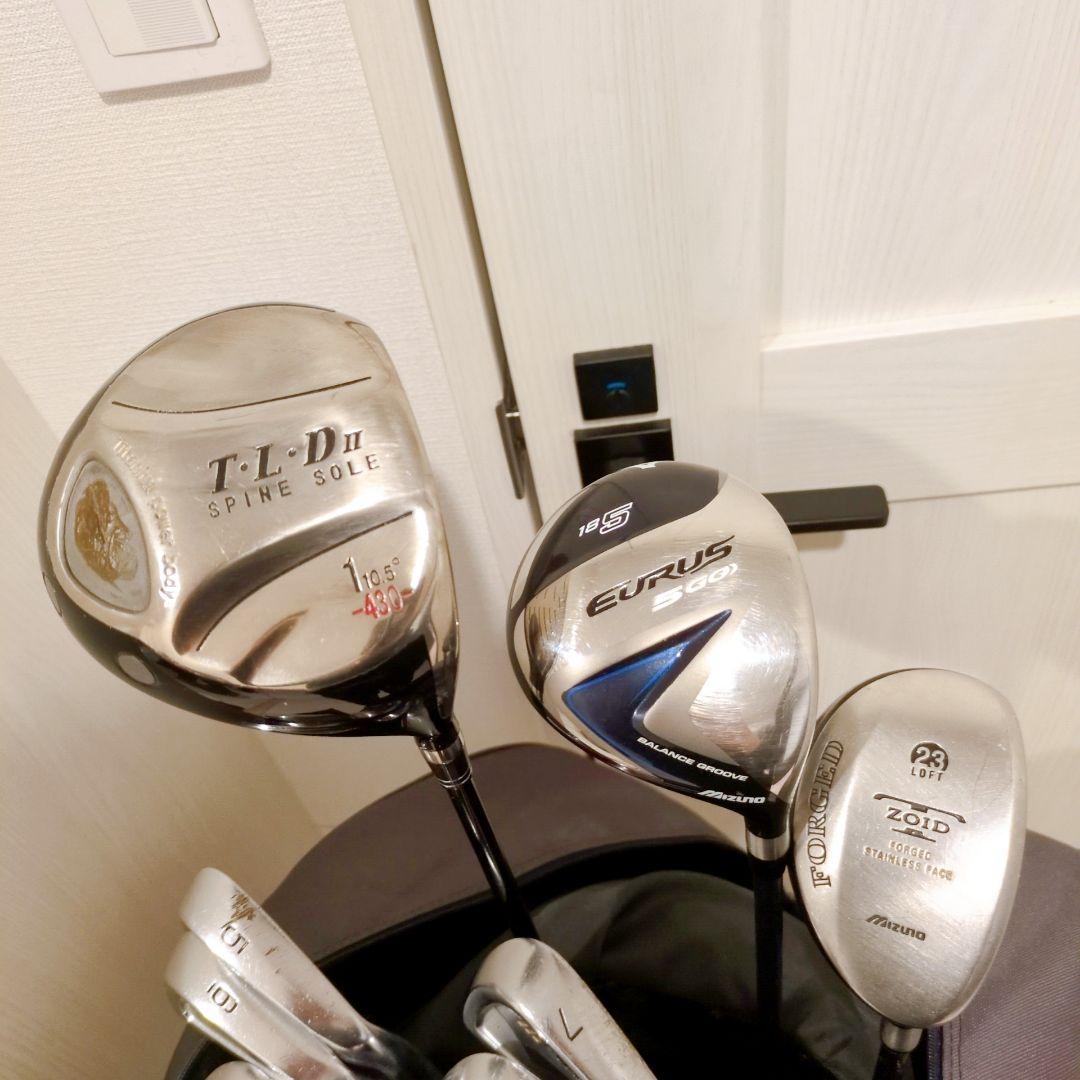 MIZUNO等！中古メンズゴルフクラブセット！