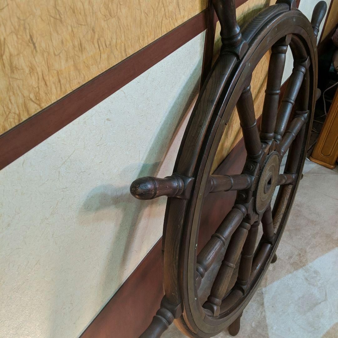 船　舵　船舵　ヴィンテージ　アンティーク　レトロ　ビンテージ