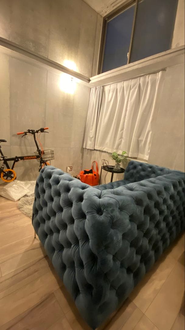 ent furniture mafia sofa ベルベット 2人掛けソファ