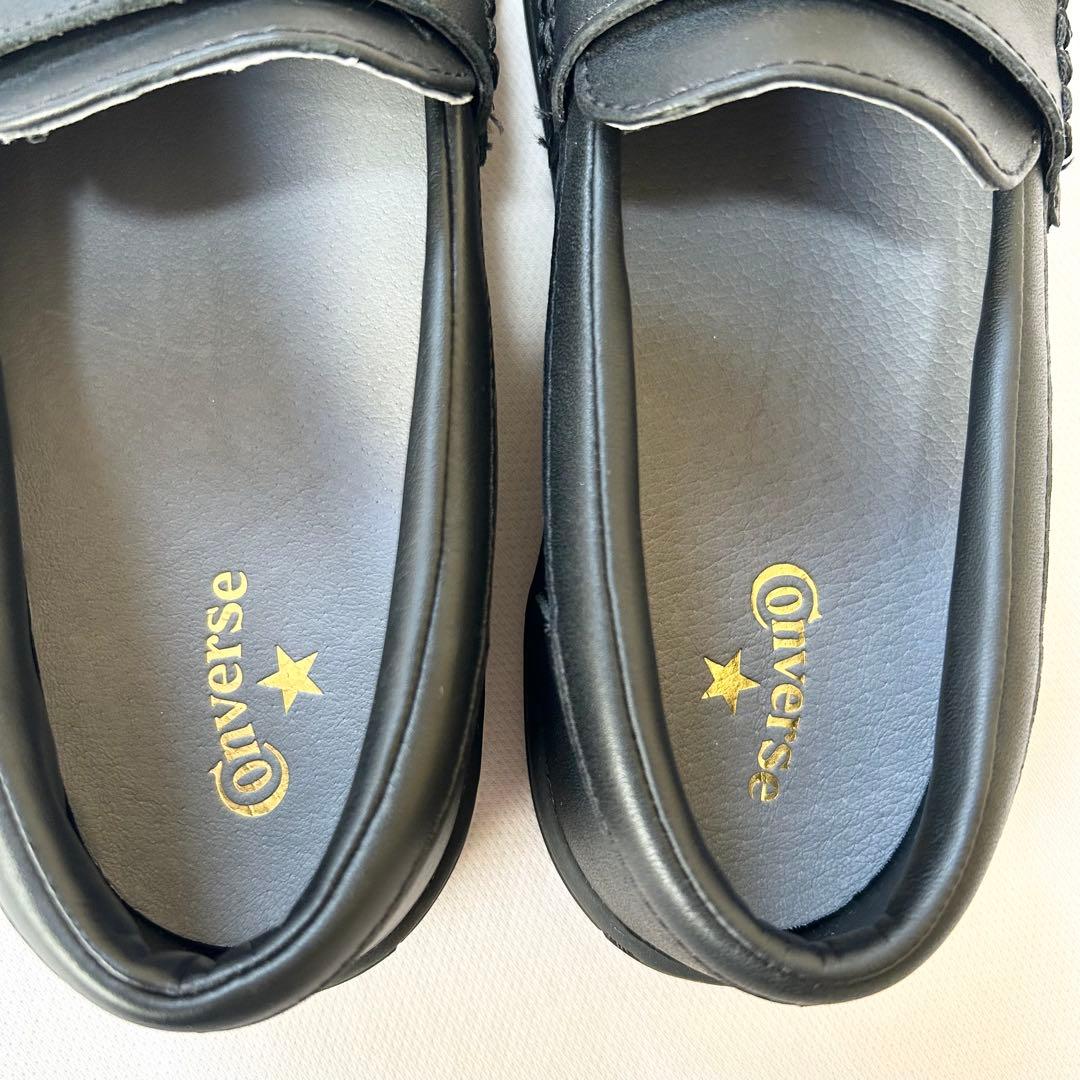 【箱付き】コンバース オールスター クップ ローファー ブラック黒 23.0