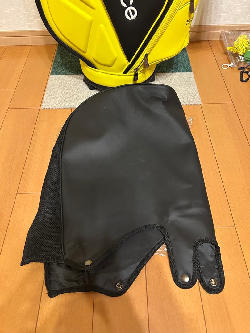 最終値下げ　new balance キャディバッグ 黒/黄