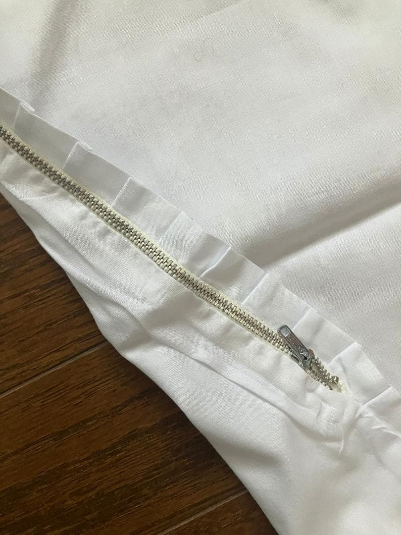 昭和レトロ品　座布団カバー30枚　白　無地　バラ売り相談可