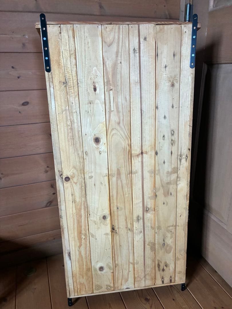 木製ラック 3段 引き出し付き ナチュラルウッド