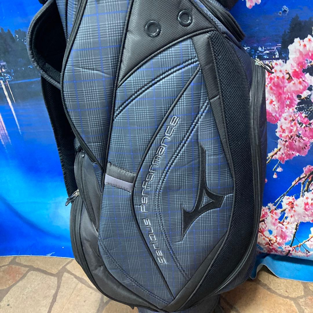 寶BU-1094 MIZUNO キャディバッグ チェック柄