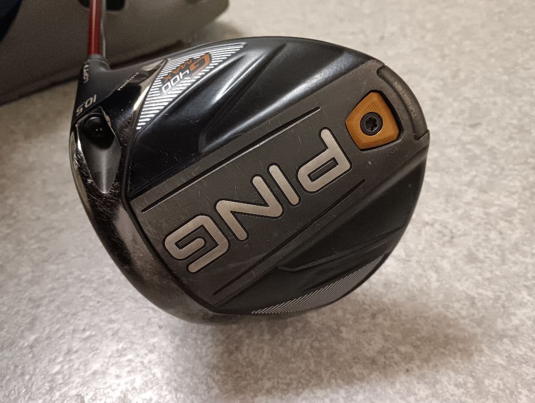 訳ありPING G400MAX 10,5度　 ツアーADレッドG（SR)送料込み