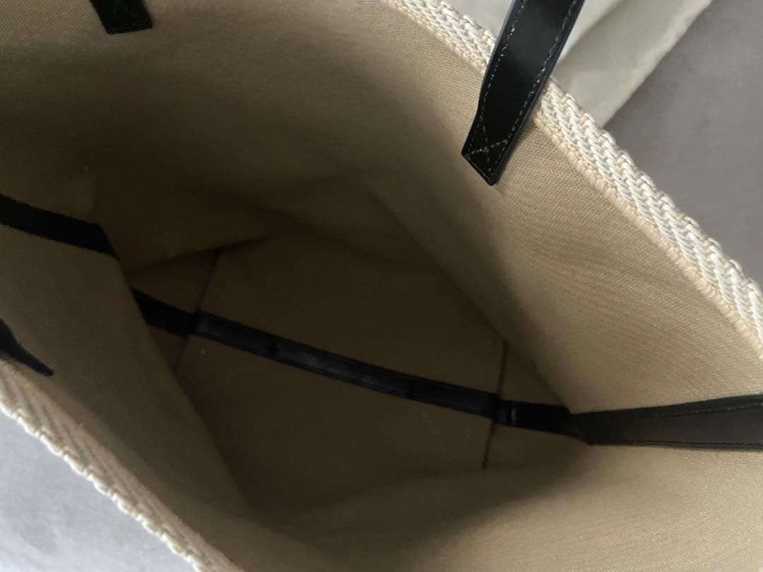 LOEWE エコバッグ ベージュと黒