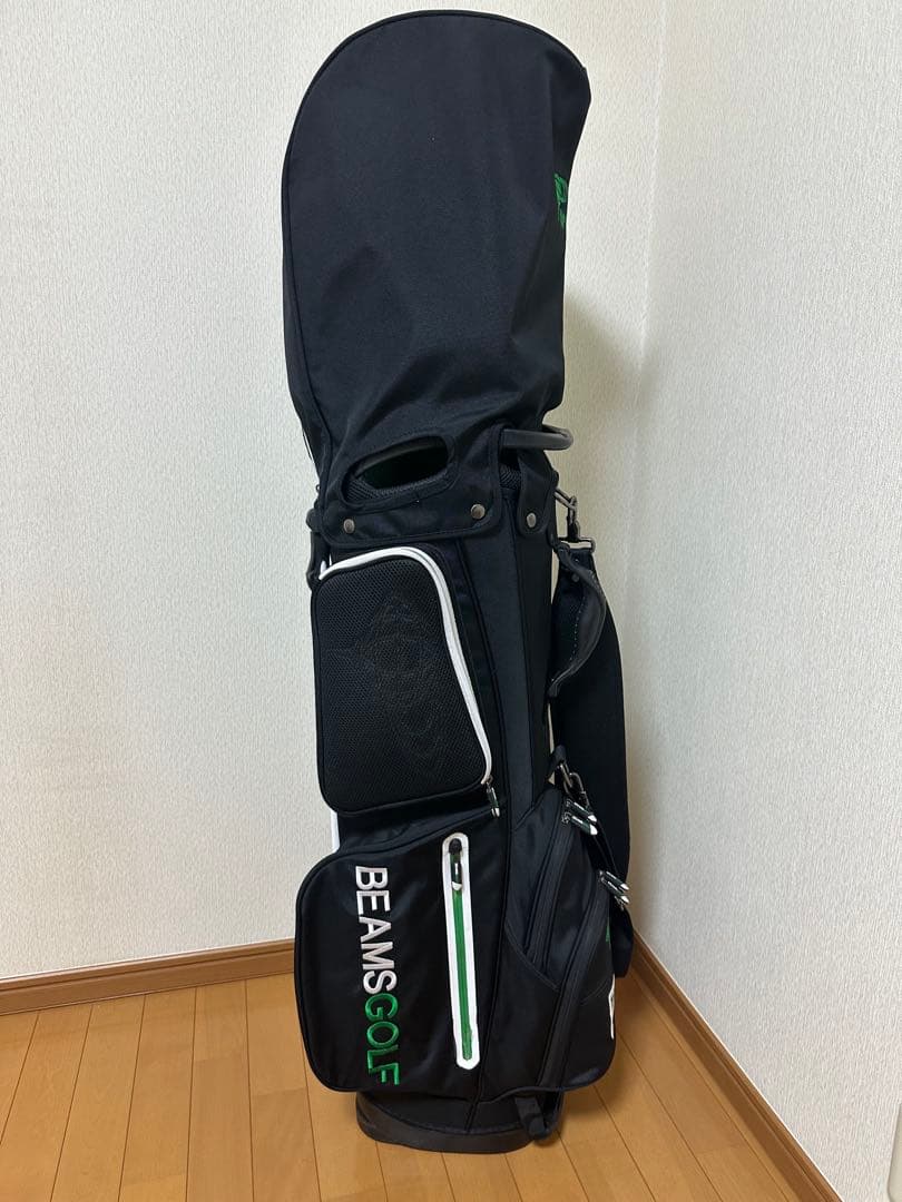 BEAMS GOLF ブラックキャディバッグ