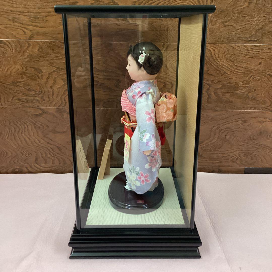 市松人形　愛ちゃん　8号サイズ　ケース付き　東玉