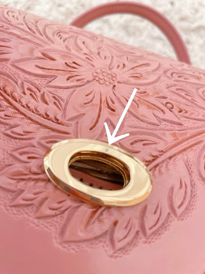 グレースコンチネンタル カービング カゴバッグCarving Basket MS