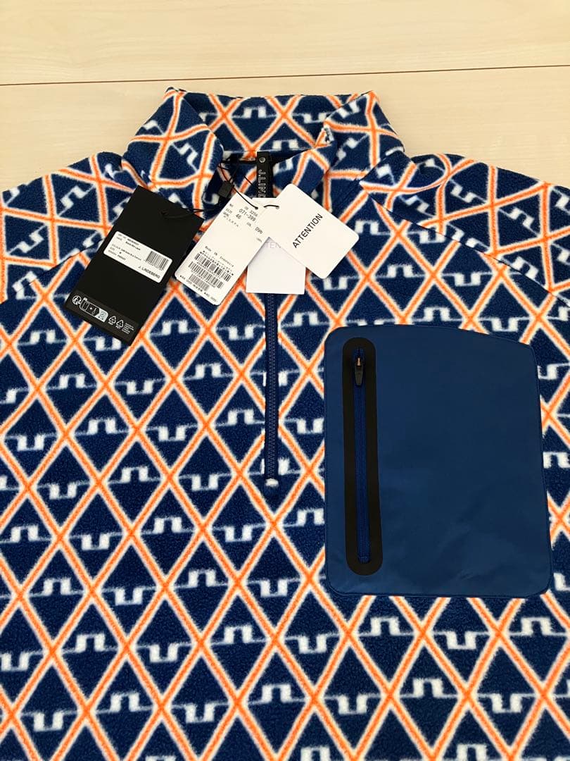 定価44000円込ジェイリンドバーグゴルフメンズフリース新品タグＭ新品タグ