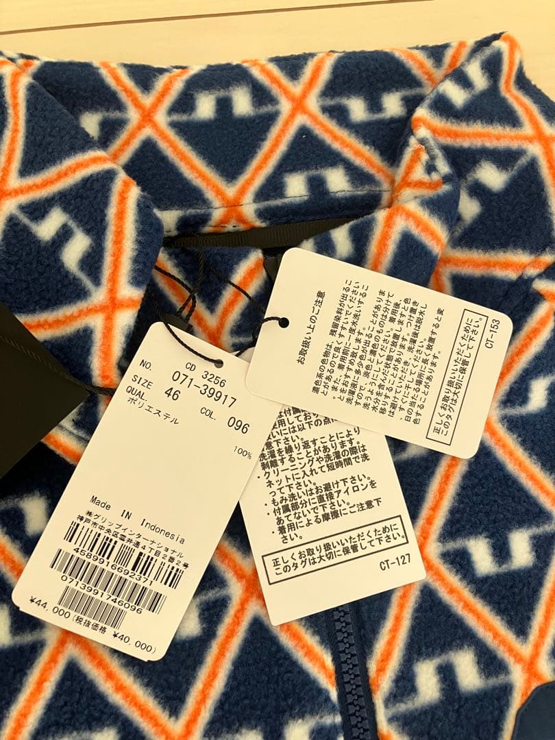 定価44000円込ジェイリンドバーグゴルフメンズフリース新品タグＭ新品タグ