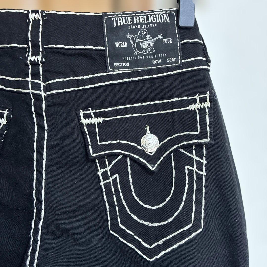 TRUE RELIGION ブラックデニムジーンズ