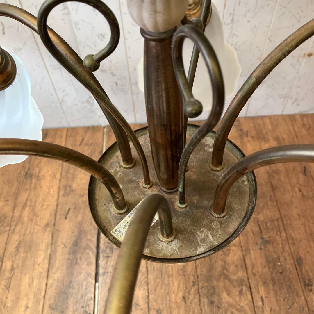 アンティーク コイズミ 白熱灯器具 シャンデリア 天井照明 6灯 96年製