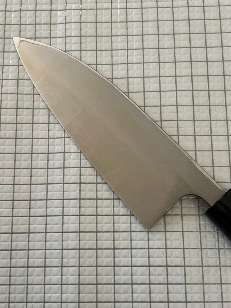 出刃 包丁 150mm 出刃包丁 モリブデンバナジュウム鋼 朴丸柄 ①