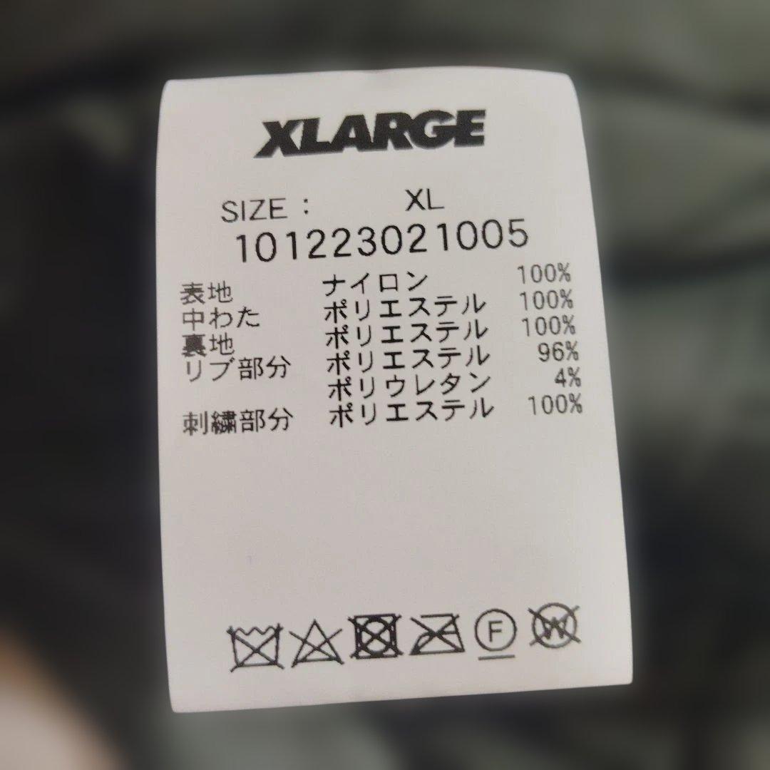【希少XLサイズ】XLARGE エクストララージナイロンパファージャケット