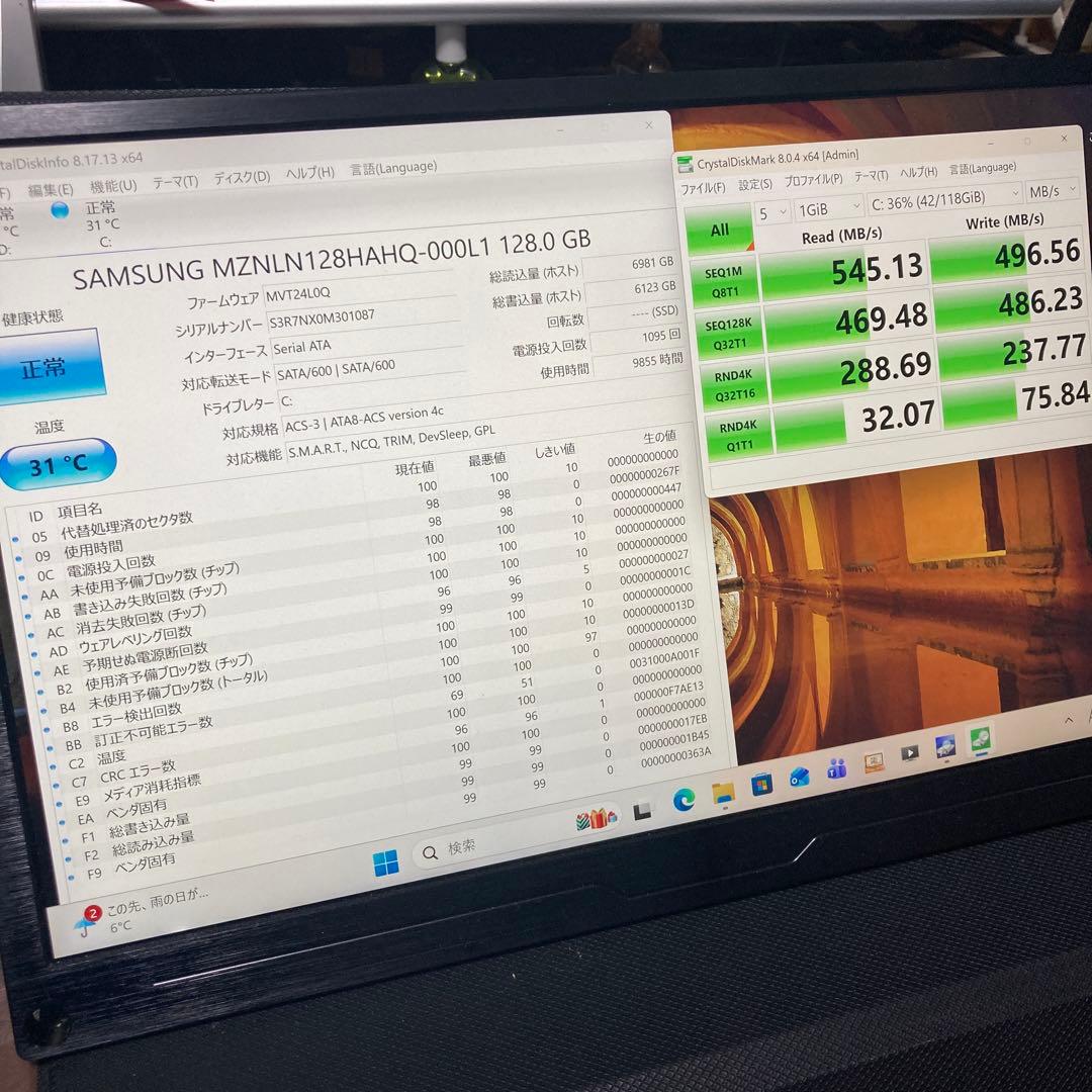 miniPC　intel NUC6 Core i3 Windows11 25H2