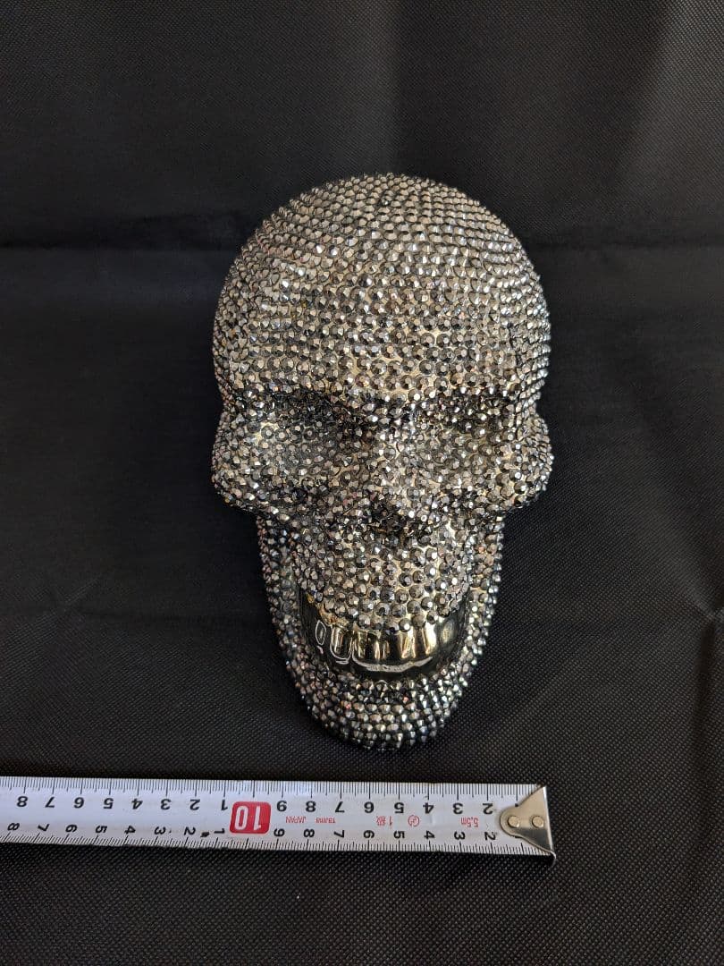 KARE ドクロ スカル ラインストーン ヴィンテージ 置物 貯金箱