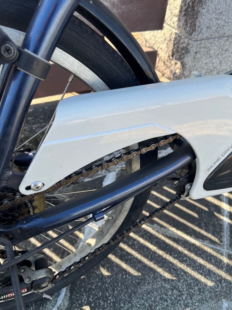 未整備　電動アシスト　Panasonic aluminum FRAME 折り畳み