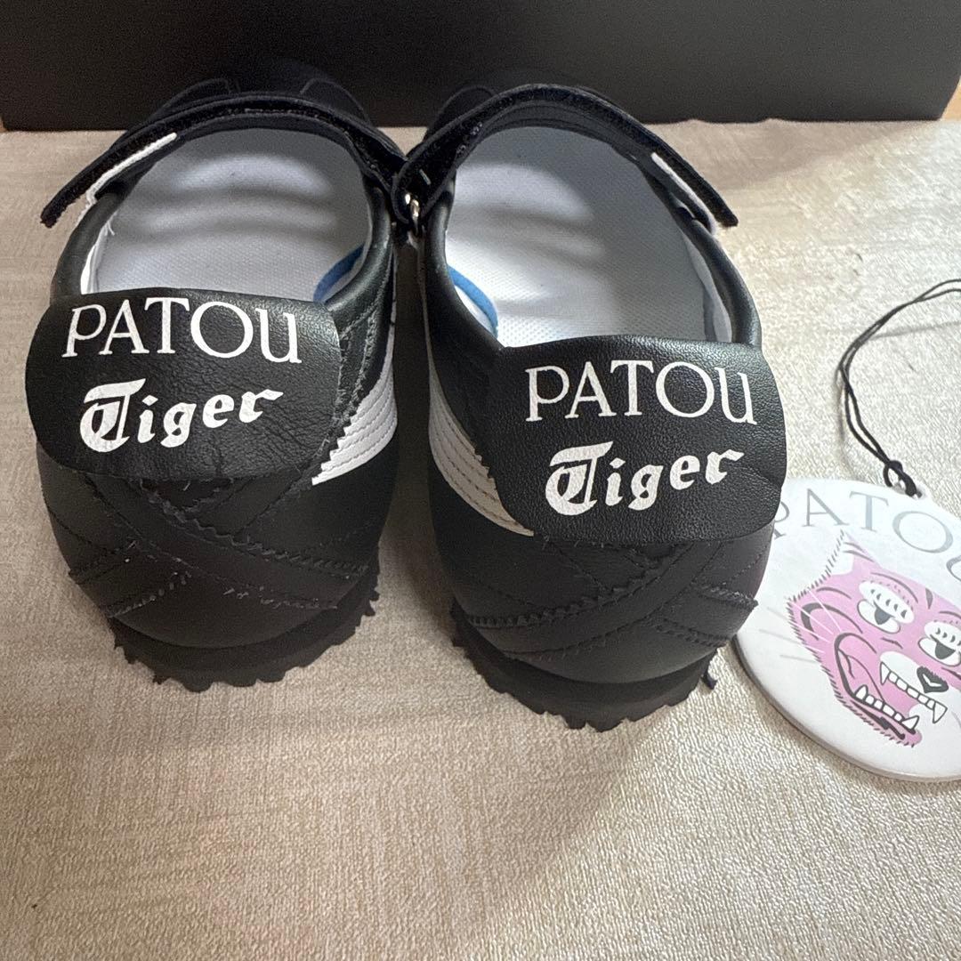 PATOU Onitsuka Tiger フラットシューズ ブラック