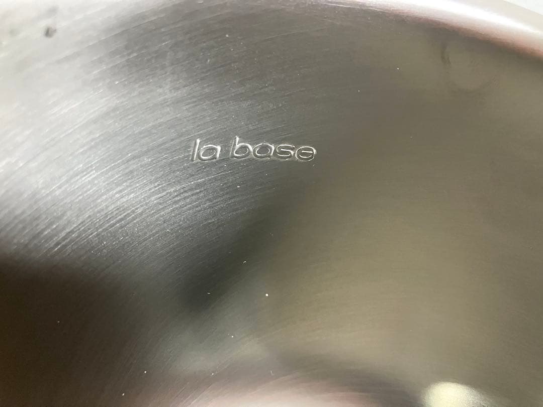 la base ラバーゼ　ステンレス角バット　角ザル　ボウル×2　4セット